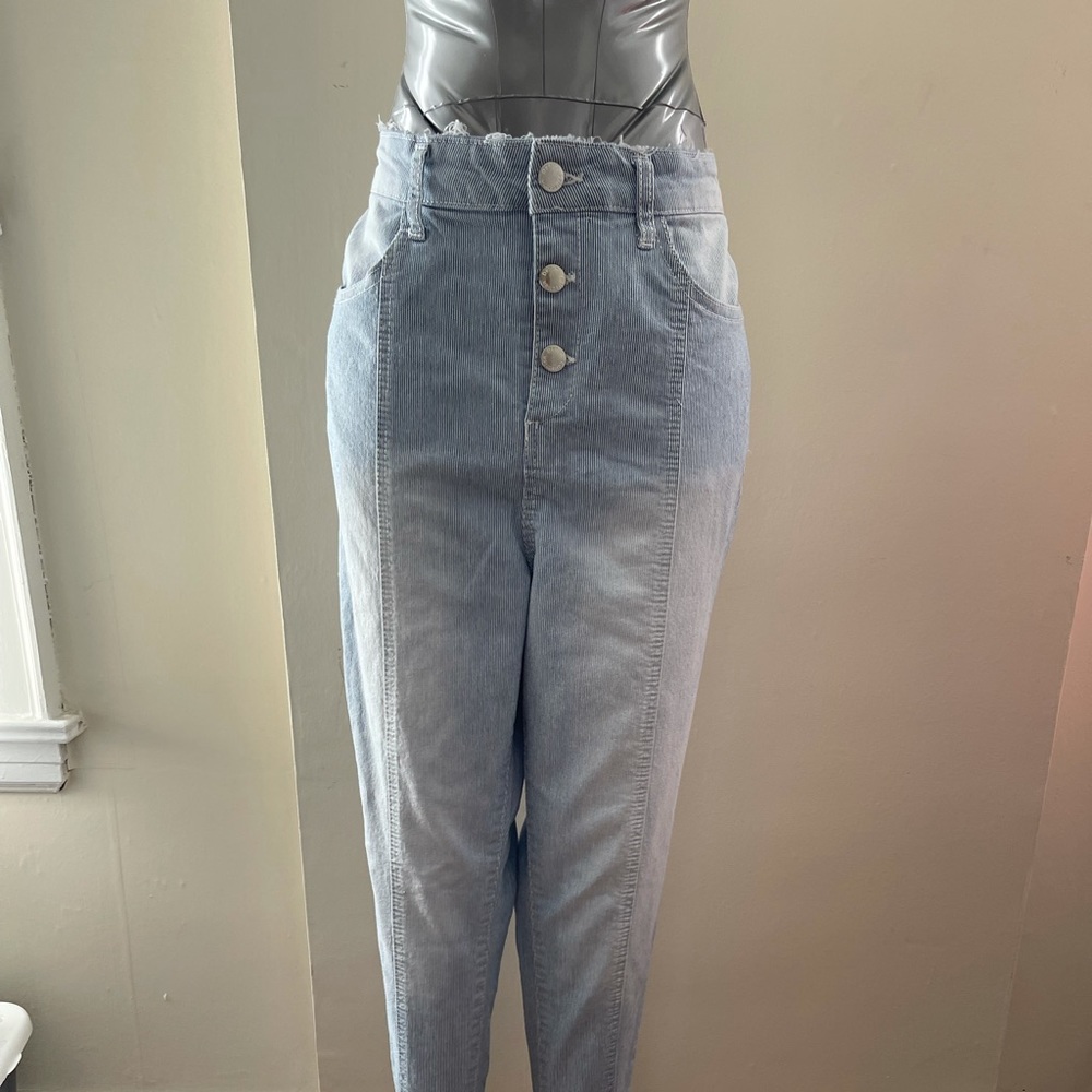 Ci Sono Stripped Blue Denim Jeans Size Medium